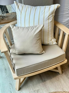 ALMOHADON DE ASIENTO SILLON GERVASONI - TUSOR BEIGE PROMO - Vuillt Home