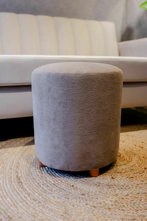 PUFF CILINDRO Ø 35 CM - TELA SHEEP - comprar online