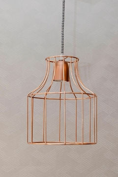 COLGANTE JAULA REDONDA COBRE Ø20 - PROMO STOCK - - comprar online