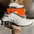 NIKE SHOX NZ 4 MOLAS BRANCO CINZA