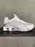 NIKE SHOX R4 BRANCO PRATA