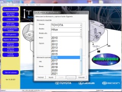 Scanner Toyota Otc Techstream v.18 2023 Hilux Etios Corolla en internet