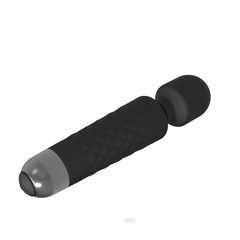 VIBRADOR MASSAGEADOR CORPORAL E ÍNTIMO RECARREGÁVEL, CABEÇA FLEXÍVEL E 20 MODOS DE VIBRAÇÕES - VARINHA MÁGICA - AV004