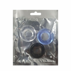 KIT COM 3 ANÉIS PENIANO RETARDANTE 3,7cm - 7307 - comprar online