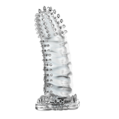 CAPA PENIANA COM NÓDULOS MASSAGEADORAS - BRAVE MAN - 026202 - Nathy Elegance Boutique Sensual
