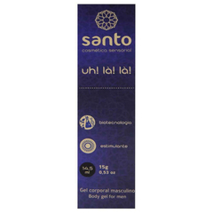 UH LA LA EXCITANTE MASCULINO 15g SANTO - 7609 - comprar online