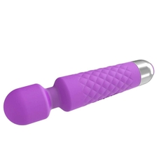 VIBRADOR MASSAGEADOR CORPORAL E ÍNTIMO RECARREGÁVEL, CABEÇA FLEXÍVEL E 20 MODOS DE VIBRAÇÕES - VARINHA MÁGICA - AV004 na internet
