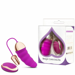 VIBRADOR BULLET CÁPSULA TEXTURIZADA COM 10 MODOS DE VIBRAÇÃO CONTROLE SEM FIO RECARREGÁVEL - 1915