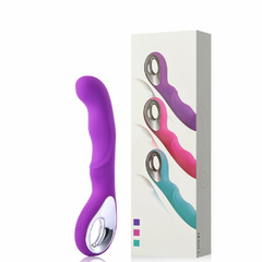 VIBRADOR PONTO G COM ALÇA METALIZADA RECARREGÁVEL 10 MODOS DE VIBRAÇÕES - VR035 - loja online