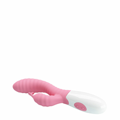 VIBRADOR PONTO G COM RELEVO ESCALONADO E ESTIMULADOR CLITORIANO E 30 MODOS DE VIBRAÇÕES - PRETTY LOVE HYMAN - 014705 na internet