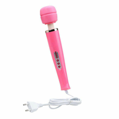 VIBRADOR MASSAGEADOR ELÉTRICO COM 10 MODOS DE VIBRAÇÕES E CABEÇA TOTALMENTE FLEXÍVEL - BIVOLT - VARINHA MÁGICA - AV005 - comprar online