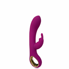 VIBRADOR RECARREGÁVEL PONTO G COM ALÇA METALIZADA E 10 MODOS DE VIBRAÇÕES - LEALSO - 50034 - Nathy Elegance Boutique Sensual