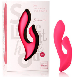 VIBRADOR SILHOUETTE 10 MODOS DE VIBRAÇÕES, RECARREGÁVEL E 100% À PROVA D'ÁGUA - 4593