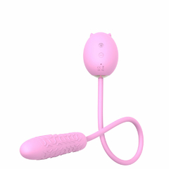 VIBRADOR DUPLO RECARREGÁVEL COM 5 MODOS DE ONDAS DE PRESSÃO E 7 MODOS DE IMPULSO NO PENETRADOR - 4042 na internet