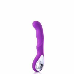 VIBRADOR PONTO G COM ALÇA METALIZADA RECARREGÁVEL 10 MODOS DE VIBRAÇÕES - VR035