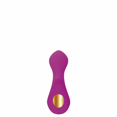 VIBRADOR CLITORIANO RECARREGÁVEL COM ONDAS DE PRESSÃO E PENETRADOR PONTO G COM 10 MODOS DE VIBRAÇÕES - 1855 - Nathy Elegance Boutique Sensual