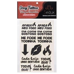 TATUAGEM PROVISÓRIA SEXY QUE BRILHA NO ESCURO - TATTOO SEXY - TAT22