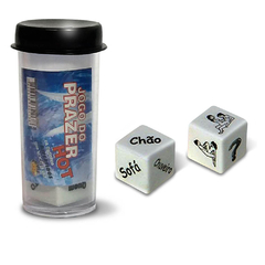 DADO JOGO DO PRAZER HOT COM 2 DADOS DE POSIÇÕES E LUGAR - 0880