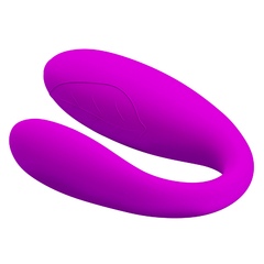VIBRADOR DE CASAL COM CONTROLE WIRELESS RECARREGÁVEL E 30 MODOS DE VIBRAÇÕES - PRETTY LOVE CHAD - 014240 - comprar online