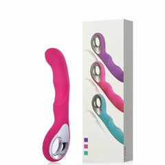 Imagem do VIBRADOR PONTO G COM ALÇA METALIZADA RECARREGÁVEL 10 MODOS DE VIBRAÇÕES - VR035