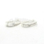 Argollas plateadas NAR1880 - comprar online