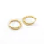 Argollas Doradas NAR1900 - comprar online