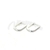 Argollas plateadas NAR1994 - comprar online