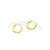 Argollas de Acero dorado NAR2034 - comprar online