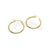 Argollas de Acero dorado NAR2037-NAR2038-NAR2039 - comprar online