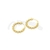 Argollas de Acero dorado NAR2042 - comprar online