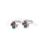 Argollas plateadas NAR2058 - comprar online