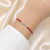 Pulsera/tobi hilo con Acero Blanco NB2196