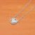 Cadena de Acero Blanco con dije NC1035