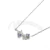 Cadena de Acero Blanco con dije NC1451 - comprar online