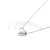 Cadena de Acero Blanco con dije NC1480 - comprar online