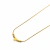 Cadena de Acero dorado con dije NC1831