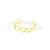 Pulsera esclava de Acero dorado NE268 - comprar online