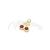 Dije de Acero dorado NP1762 - comprar online
