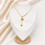 Cadena de Acero Dorado con dije PCA130