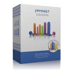 Imagem do Kit De Dilatador Vaginal Anelado E Colorido Feminist - 8 Un