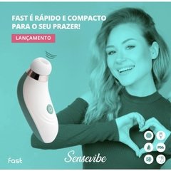 Estimulador de clitóris Recarregável Sensevibe Fast