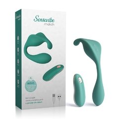 Vibrador e Estimulador Recarregável Sensevibe Match + Brinde - comprar online