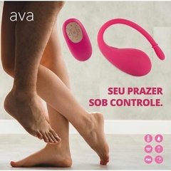 Cápsula Vibratória Multivelocidade Recarregável Go Vibe Ava