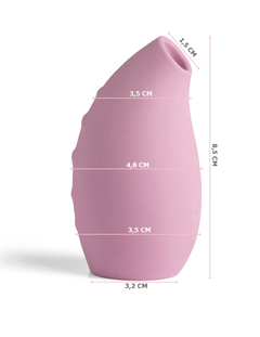 Estimulador Sugador Recarregável Sweet Vibe Xodó Rosa - 8,4 cm x 4,8 cm - comprar online