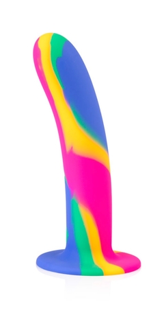 Dildo com Ventosa Go Play Rainbow - 17,4 cm x 3,5 cm na internet