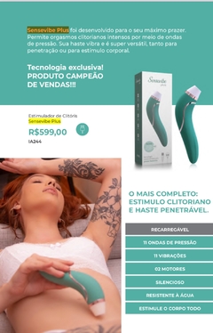 Estimulador De Clitóris Sensevibe Plus