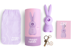 Estimulador de Clitóris Recarregável Magic Rabbit 3 em 1 - Lilás