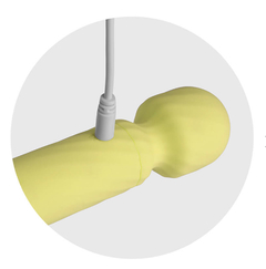Vibrador Multivelocidade Recarregável Sweet Vibe Dengo Amarelo - 13,5 cm - Strabela Commerce