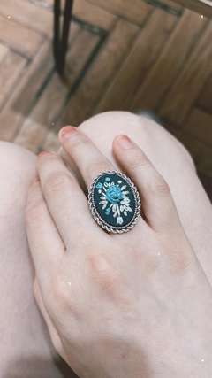 Anillo Blue Bloom