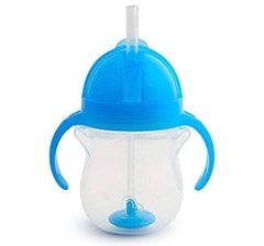 Copo com canudo que não derrama - Azul - Munchkin - comprar online